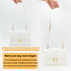 WADORN 2Pcs 2 Style PU Leather & Round ABS Plastic Imitation Pearl Bag Straps Sets FIND-WR0009-23B-3