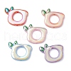 UV Plating Acrylic Enamel Beads PACR-M005-01-1