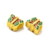 Rack Plating Alloy Enamel European Beads FIND-I034-10MG-3