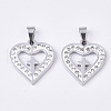 201 Stainless Steel Pendants X-STAS-N089-21P-1