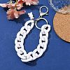 Acrylic Curb Chain Keychain KEYC-JKC00632-02-3