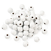 Dyed Natural Wood Beads WOOD-TA0001-19-A-17
