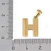 Natural White Shell Alphabet Pendants STAS-M338-02G-H-3