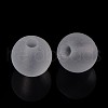 Round Transparent Acrylic Beads PL582-1