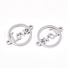Tarnish Resistant 201 Stainless Steel Links Connectors STAS-S080-027P-2