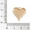 Brass Enamel & Natural Pearl Heart with Flower Connector Charms KK-K351-52G-03-3