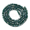 Electroplate Glass Beads Strands EGLA-A044-P2mm-B09-3