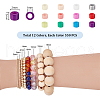   12Bags 12 Colors Opaque Glass Round Seed Beads GLAA-PH0003-32-2