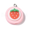 Opaque Resin Pendants RESI-S403-03F-1