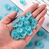 Transparent Frosted Acrylic Bead Caps MACR-S371-04A-755-5