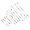 12 Pieces Extension Chain with lobster buckle Sterling Silver Extender Chains Necklace Bracelet Anklet Removable Chain Extenders Charms for DIY Jewelry Making Accessories JX630A-1
