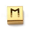 Ion Plating(IP) 304 Stainless Steel Square Slide Charms STAS-L132-22M-G-1
