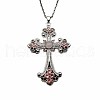 Vintage sparkling diamond cross large DIY accessory accessories AW3473-4-1