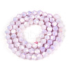 Electroplate Bicone Glass Beads Strands EGLA-T021-6mm-16-01-2