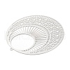 Non-Tarnish 304 Stainless Steel Filigree Pendants X-STAS-K257-03P-3