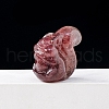 Natural Strawberry Quartz Display Decorations DJEW-PW0011-07C-1