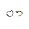 Ion Plating(IP) 304 Stainless Steel Open Jump Rings STAS-N098-062C-01-2