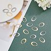 Unicraftale 80 Pcs 2 Colors 304 Stainless Steel Linking Rings STAS-UN0021-76-4