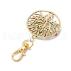 Tree of Life Alloy Pendant Decorations HJEW-JM01933-4