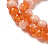 Crackle Glass Beads Strands X1-GLAA-U001-6mm-10-2
