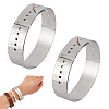 Carbon Steel Bangle Measure Tools AJEW-WH0479-33P-1