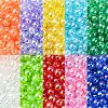 3000Pcs 10 Colors Eco-Friendly Transparent Acrylic Beads TACR-CJ0001-15-3
