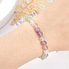 Olycraft 2 Strands Natural Fluorite Beads Strands G-OC0002-97B-5