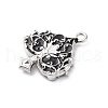 Alloy Enamel Pendants PALLOY-V002-02P-01-2