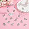Unicraftale 60Pcs Tibetan Style Alloy Pendants TIBEP-UN0001-15-2