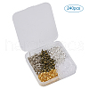 Craftdady Brass Ball Post Stud Earring Findings KK-CD0001-04-3