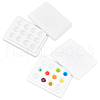 Plastic Imitation Porcelain Watercolor Oil Palette TOOL-WH0053-37-1