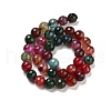 Natural Agate Beads Strands G-G703-10mm-M-5