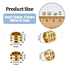 DICOSMETIC 60Pcs 4 Style 304 Stainless Steel European Beads STAS-DC0015-22-2