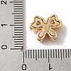 Brass Micro Pave Clear Cubic Zirconia Beads KK-G503-13G-3