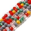 Glass Beads Strands EGLA-A034-M6mm-44-2