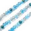Electroplate Glass Beads Strands EGLA-YW0002-D05-3