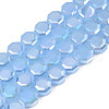 Electroplate Glass Beads Strands EGLA-N002-27-E02-1