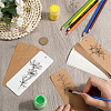 SOFPLATE 120Pcs 2 Colors Paper Blank Bookmarks AJEW-SP0001-25-3