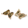 Brass Pave Faceted Glass Connector Charms FIND-Z020-03D-2