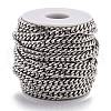 Tarnish Resistant 304 Stainless Steel Cuban Link Chain STAS-B019-02A-P-01-3