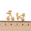 304 Stainless Steel Stud Earrings EJEW-S265-03G-C-5