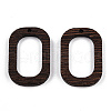 Natural Wenge Wood Pendants WOOD-T023-41-2