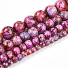 Baking Painted Glass Beads Strands X1-DGLA-N003-10mm-B03-2