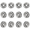 Unicraftale 12Pcs Retro Ion Plating(IP) 304 Stainless Steel Spacer Beads STAS-UN0054-78-1