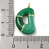 Brass Enamel Pendants X-KK-E093-03G-D-3