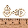 Alloy Rhinestone Pendants PALLOY-S052-01G-A-3