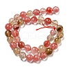 Tigerskin Glass Beads Strands G-E571-A07-03-3