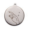 Non-Tarnish 304 Stainless Steel Pendants STAS-C032-10P-1
