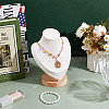  1Pc Microfiber Necklace Display Stands NDIS-NB0001-09-4