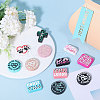CHGCRAFT 16Pcs 16 Styles Silicone Focal Beads SIL-CA0004-52-4